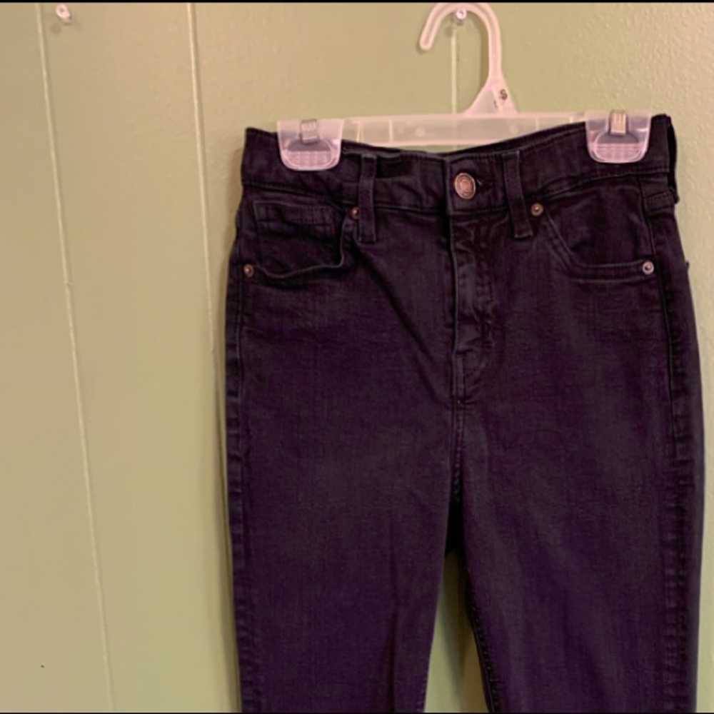 Topshop Moto Black Skinny Jeans